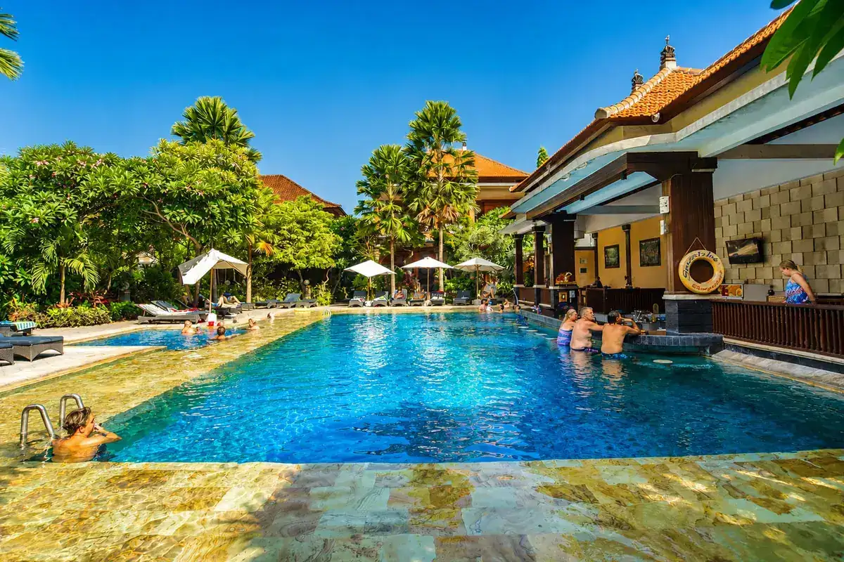 Pool Bar at Swastika Bungalows Sanur Bali