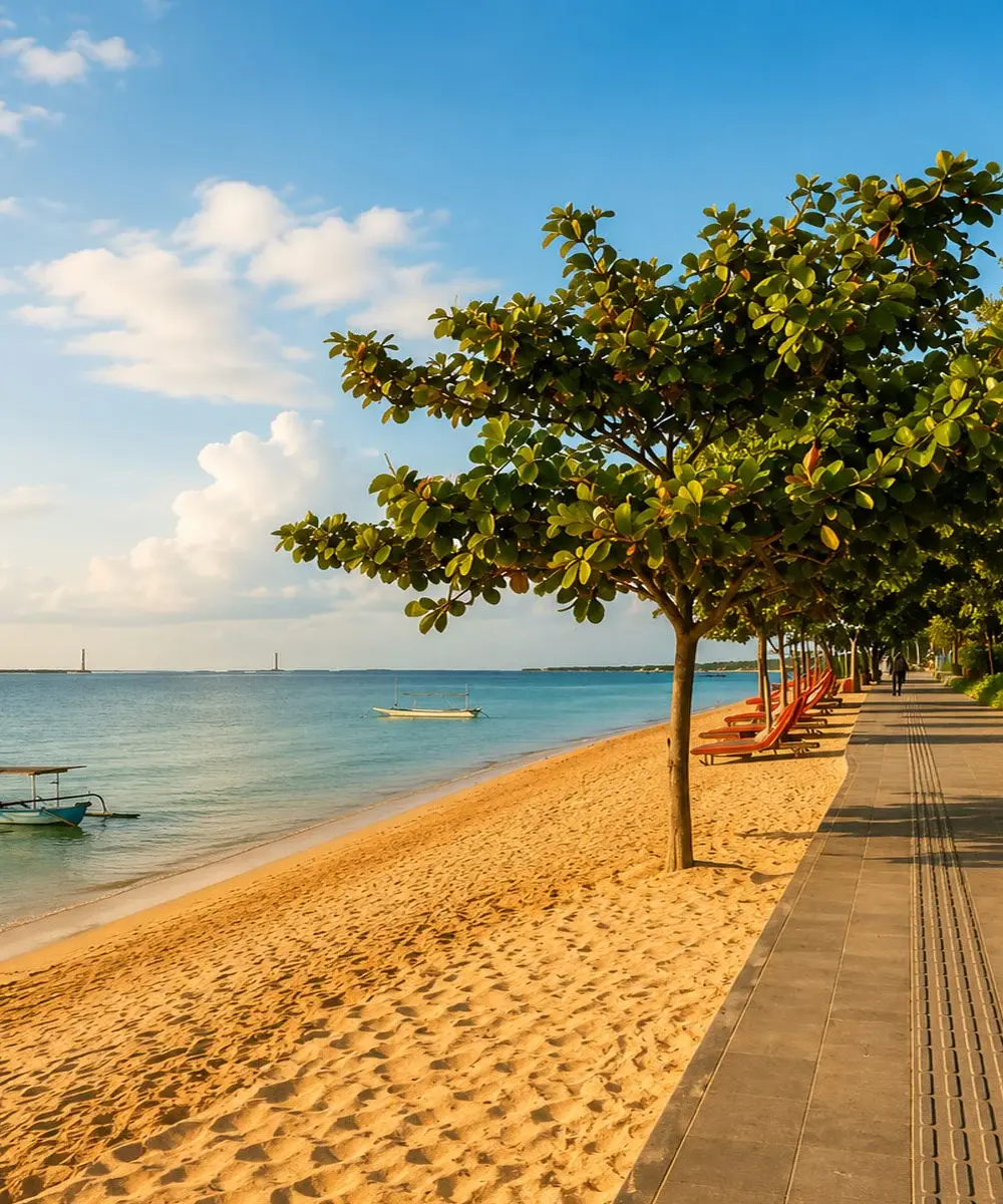Sanur Beach near Swastika Bungalows
